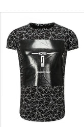 YourNewStyle Men's short-sleeved black T-shirt  Adomoo